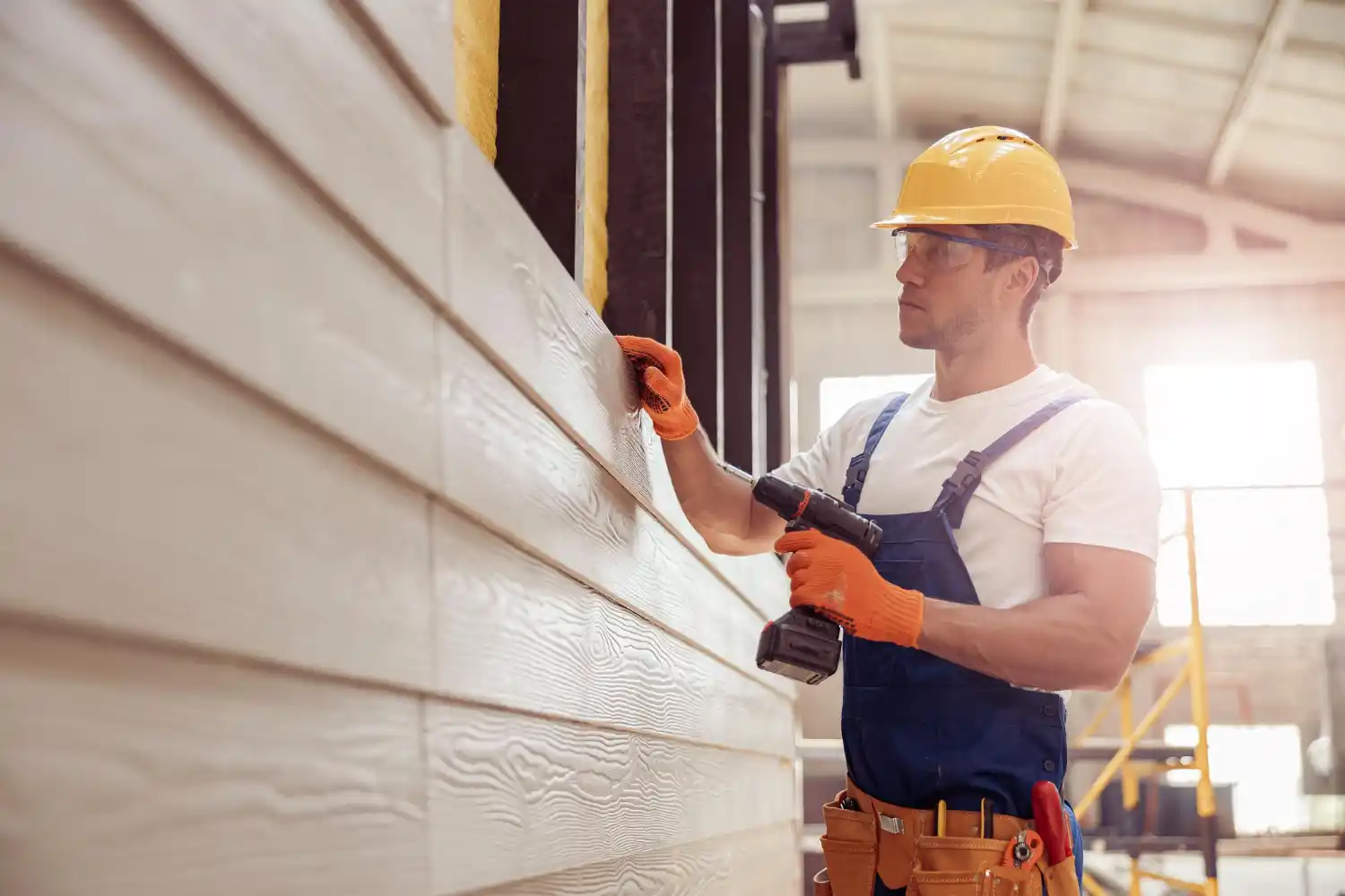 Strong exterior siding protecting home from harsh weather conditions